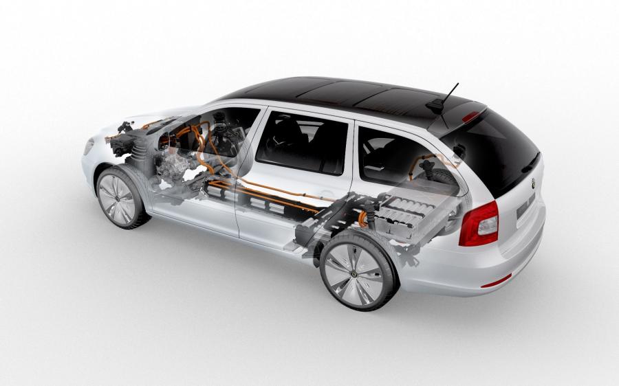  Skoda Octavia Green E-Line Concept 2010 года  (фото 20 из 46)